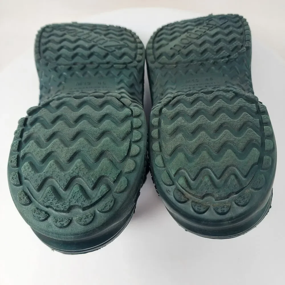 Nothinz Clogs Men 13 Hunter Green Swivel Strap Vented Comfort Lightweight Shoes